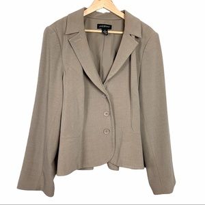 Lane Bryant Peplum Lightweight Jacket Blazer